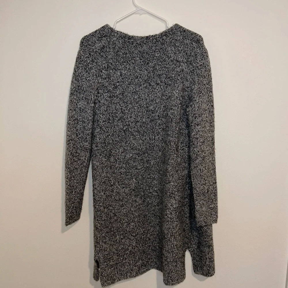 J Crew Factory Marbled Long Cardigan Sweater